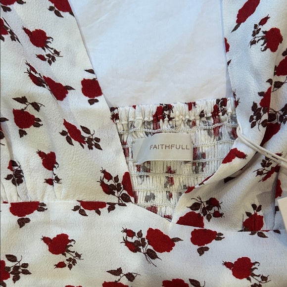 NWT Faithfull the Brand Mela Floral Mini Dress - Picture 5 of 6